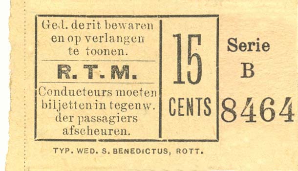 NL RoMeO ovv rtmplb enkele reis 15 cent Overschie Benedictus