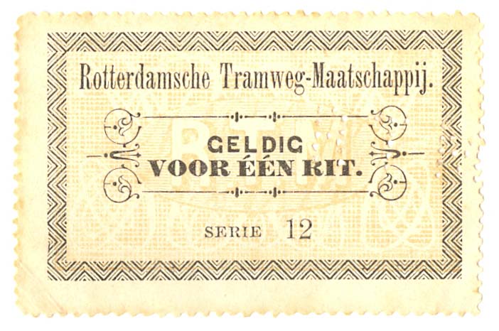 NL RoMeO ovv rtmplb Vooruitbetaalde coupon 1 rit 57x36 mm